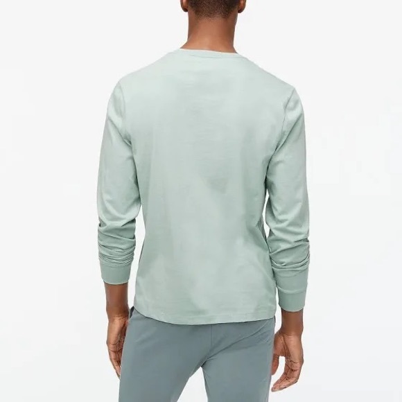 J Crew Factory Mens M Long-sleeve washed jersey tee Stone Blue
Item 03448 - Picture 4 of 4